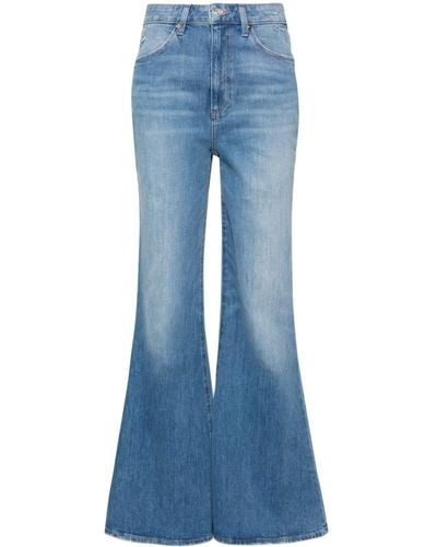 PAIGE Charlie High-rise Flared Jeans - Blue