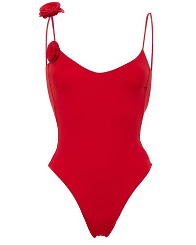 LaRevêche Ashar Backless Swimsuit - Red