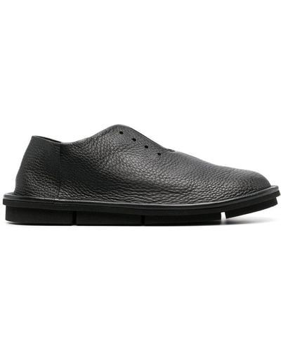 Marsèll Lace-up Leather Oxford Shoes - Black