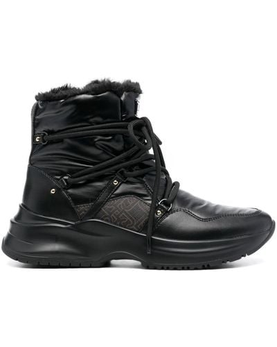 Liu Jo Lace-up Ankle Boots - Black