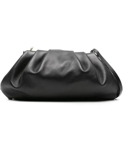 Fabiana Filippi Minaudière Leather Crossbody Bag - Black