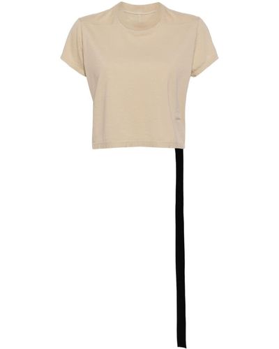 Rick Owens Cropped Short-sleeve T-shirt - Wit