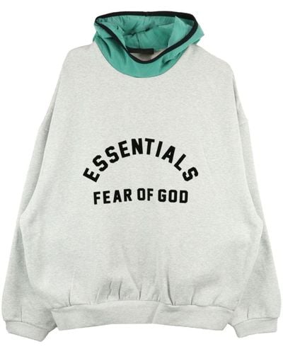 Fear Of God Logo-print Hoodie - White