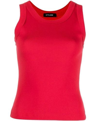 Styland Top slim - Rosso