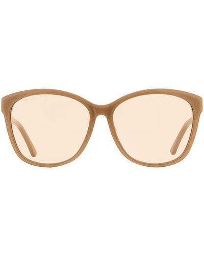 Jimmy Choo Lidie Butterfly Sunglasses - Natural