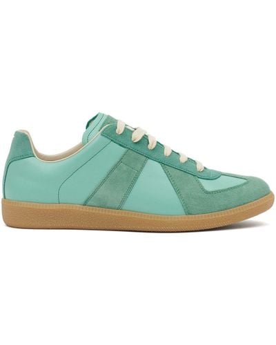 Maison Margiela Replica Low-top Leather Sneakers - Green