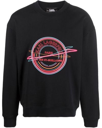 Karl Lagerfeld Athleisure Logo-print Sweatshirt - Gray
