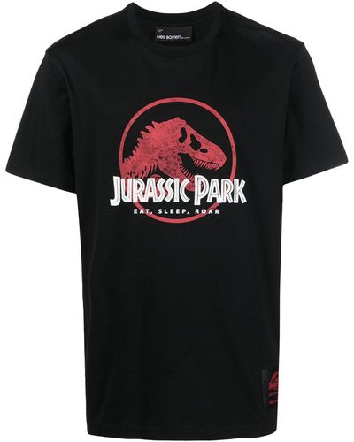 Neil Barrett Jurassic Park Tシャツ - ブラック