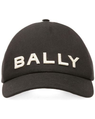 Bally Logo-embroidered Cotton Baseball Cap - Black