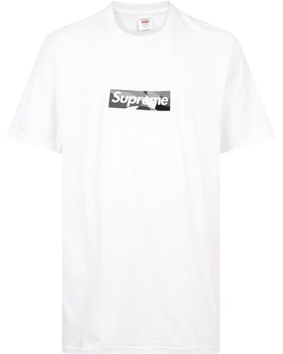 Supreme """ss 21"" X Emilio Pucci T-shirt Met Logo" - Wit