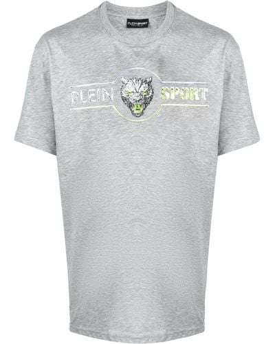 Philipp Plein Chrome Scratch Edition T-shirt - Grey