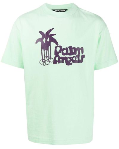 Palm Angels T-shirt Douby - Verde