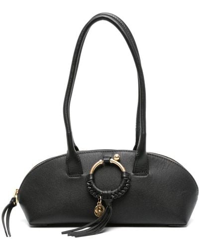 See By Chloé Joan Leather Shoulder Bag - Black