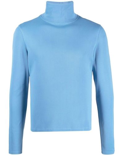 Bianca Saunders Roll-neck Sweater - Blue
