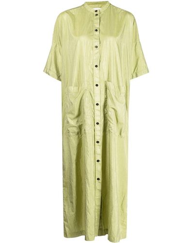 Jil Sander オーバーサイズ シャツドレス - グリーン