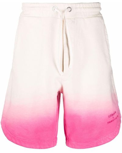 Iceberg X Kailand O. Morris gradient shorts - Pink