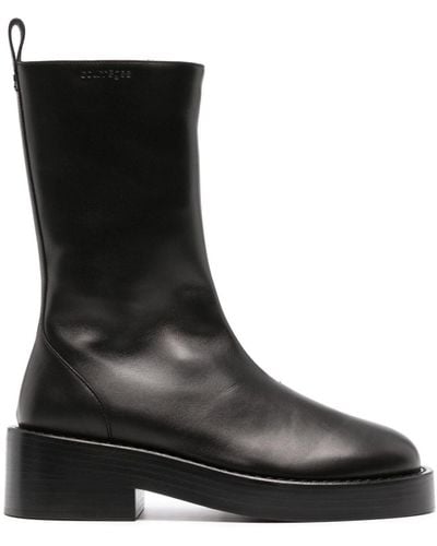 Courreges Ankle Boots Without Closure 55mm - Black