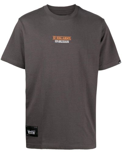 Izzue Logo-print Short-sleeve T-shirt - Gray