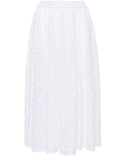 MICHAEL Michael Kors Chemise à superposition en dentelle - Blanc