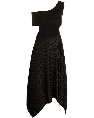 AZ FACTORY Sundance Asymmetric Maxi Dress - Black