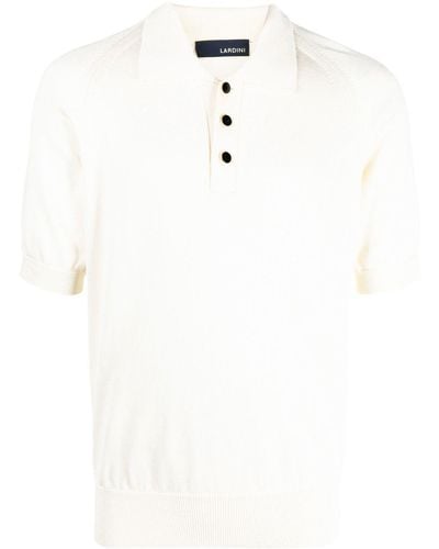 Lardini Poloshirt mit kurzen Ärmeln - Weiß