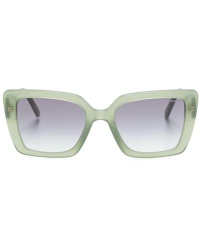 Marc Jacobs Sonnenbrille mit eckigem Gestell - Grau