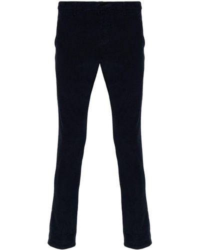 Dondup Spiritissimo Mid-waist Straight-leg Trousers - Blue