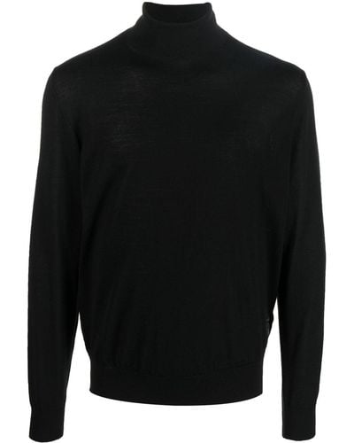 DSquared² Pull en laine à col roulé - Noir