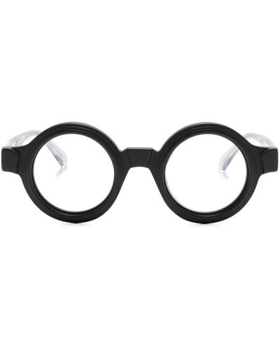 Kuboraum Brille mit rundem Gestell - Schwarz