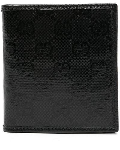 Gucci Crystal Bi-fold Wallet - Black