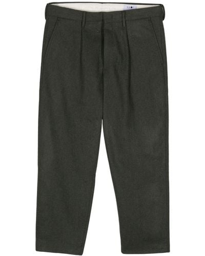 NN07 Bill 1630 Tapered Cropped Trousers - Grey