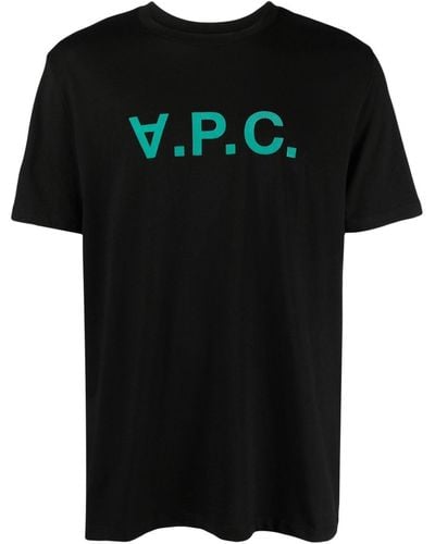 A.P.C. Camiseta - Negro