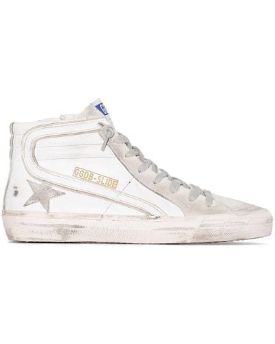 Golden Goose Sneakers alte White Slide - Bianco