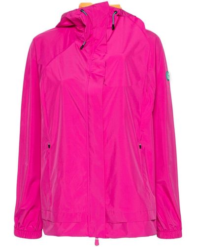 Save The Duck Suki Hooded Raincoat - Pink