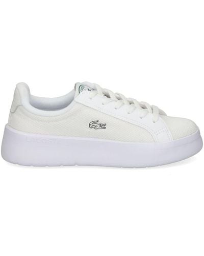 Lacoste Carnaby Mesh Sneakers - Wit