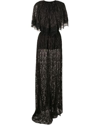 Olympiah Estrela Lace Dress - Black