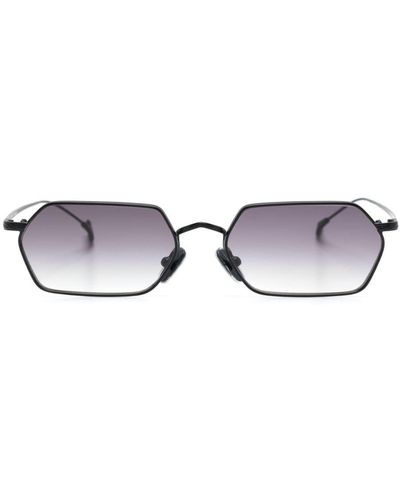 Eyepetizer Cavallet Geometric-frame Sunglasses - Black