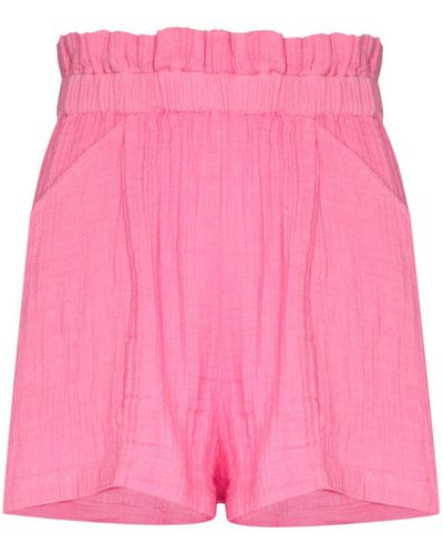 Anaak Eva Paperbag-waist Shorts - Pink