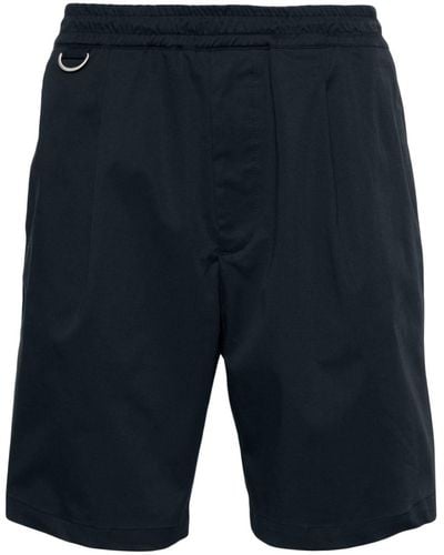 Low Brand Elasticated-waist Chino Shorts - Blue