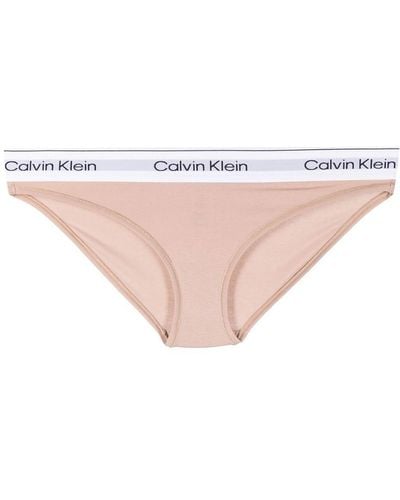 Calvin Klein Logo-waistband Briefs - Pink