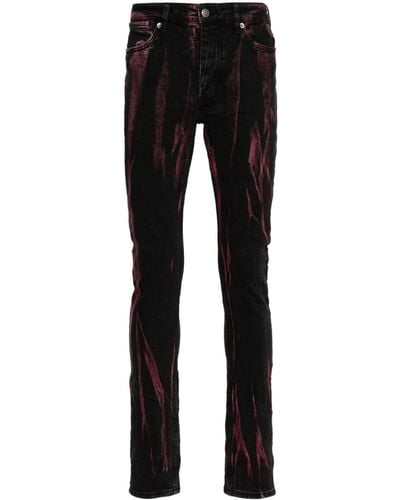 Ksubi Van Winkle Refrakt Mid-rise Skinny Jeans - Black