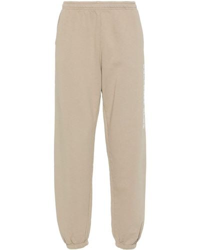 Sporty & Rich Wellness Club Cotton Track Trousers - Natural
