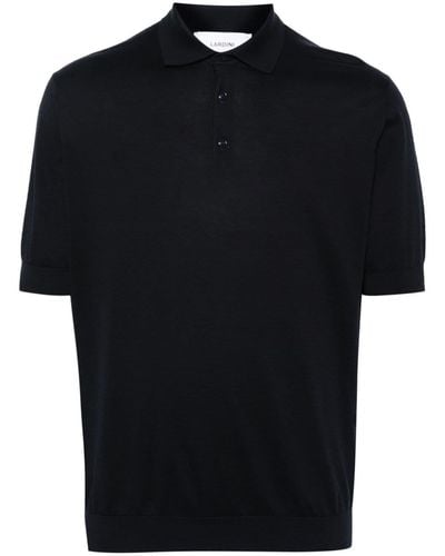 Lardini ロゴ ポロシャツ - ブラック