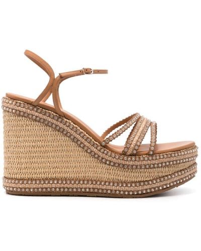 Casadei Limelight 130mm Espadrilles - Natural