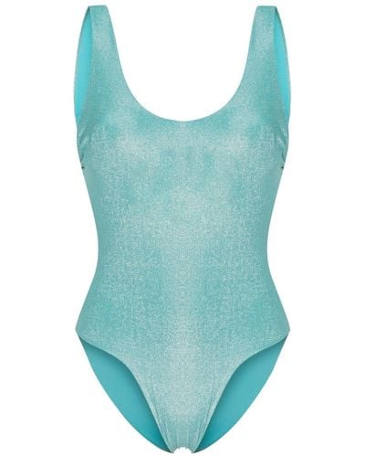 Fisico Glitter-embellished Swimsuit - Blue