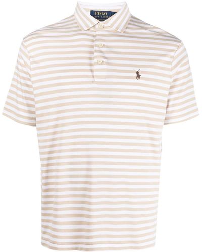 Polo Ralph Lauren ストライプ ポロシャツ - ホワイト