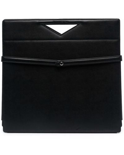Buy Karl Lagerfeld Black K/Ikonik Laptop Bag in Leather for WOMEN in Saudi