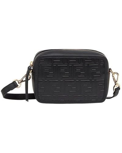 Fendi Mini Camera Case Crossbody Bag - Black