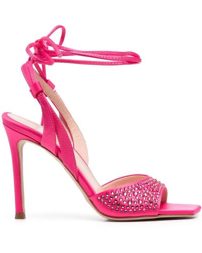 Liu Jo Crystal-embellished Sandals - Pink