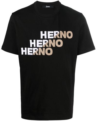 Black Herno T-shirts for Men | Lyst